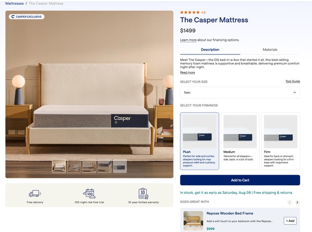 Casper Twin Mattress - photo 2