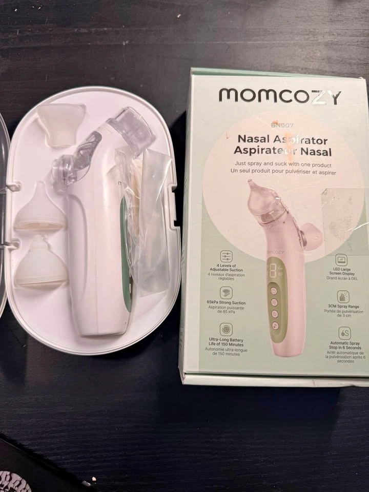 Momcozy BreezyClear 2-in-1 Electric Nasal Aspirator