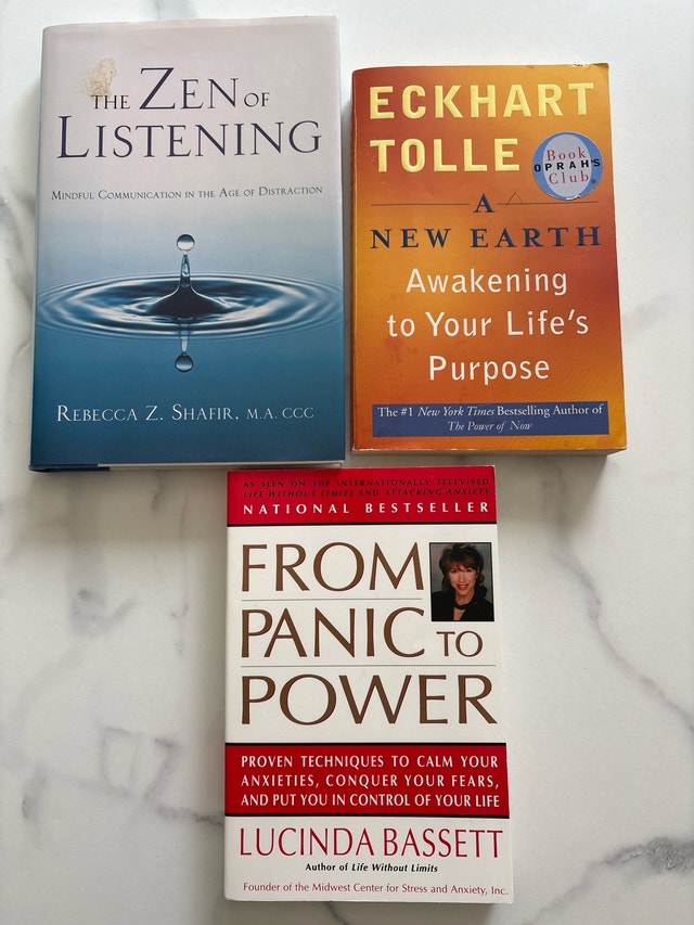 Self-Help Book Bundle: Tolle, Shafir, Bassett