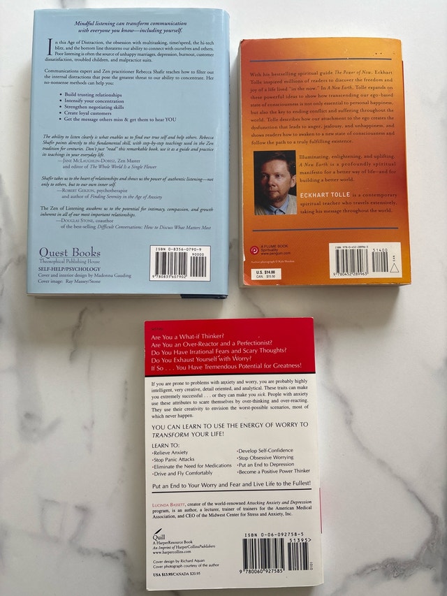 Self-Help Book Bundle: Tolle, Shafir, Bassett - photo 2