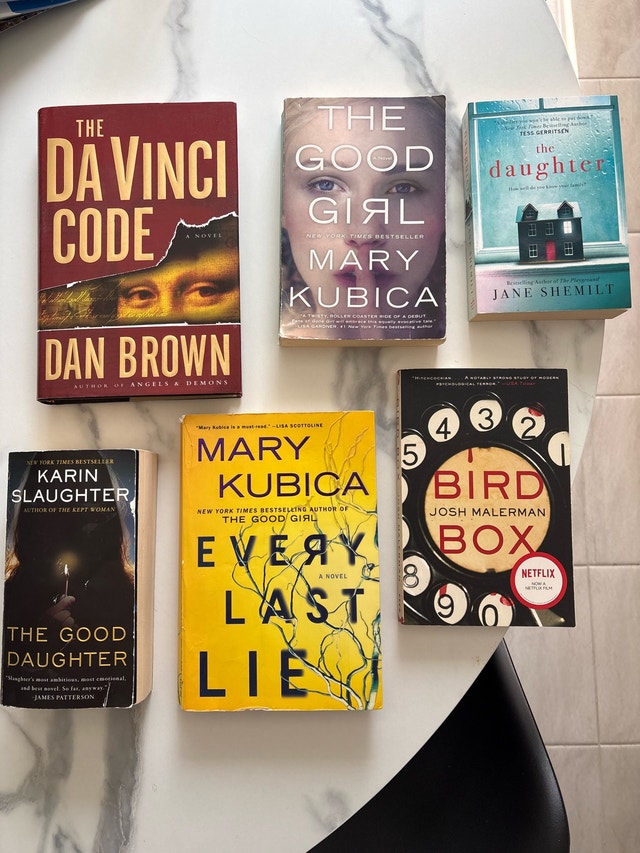Thriller and Mystery Paperback Book Bundle