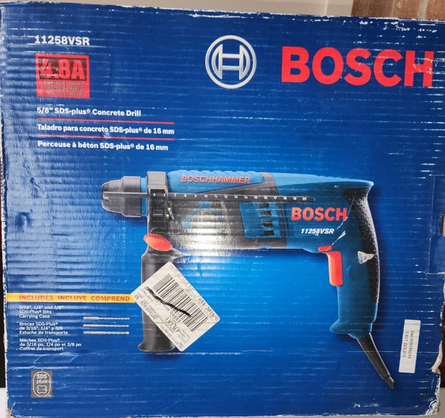 Bosch 11258VSR 5/8 inch SDS-plus Concrete Drill