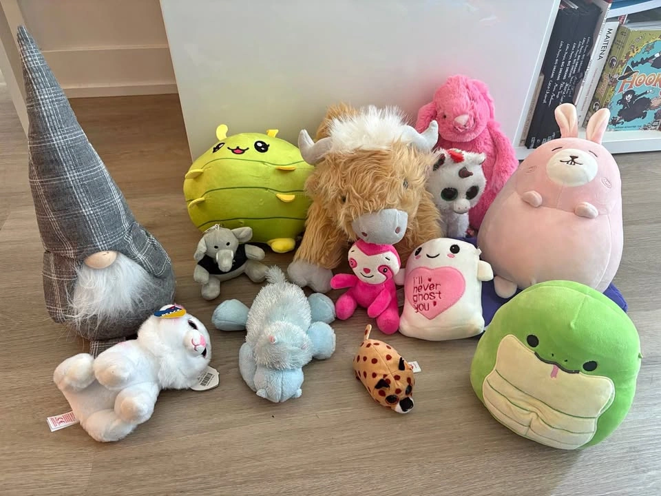 Squishmallows, Ty, and Assorted Plush Toy Bundle