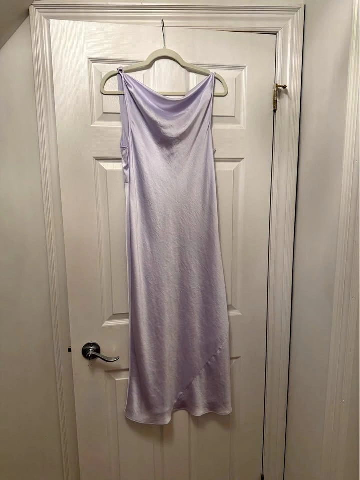 Wilfred Only Slip Dress Size S Lavender