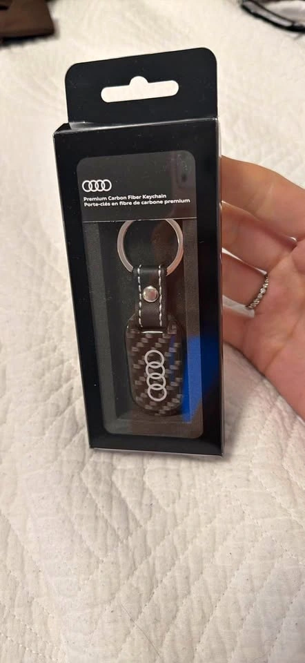 Audi Premium Carbon Fiber Keychain