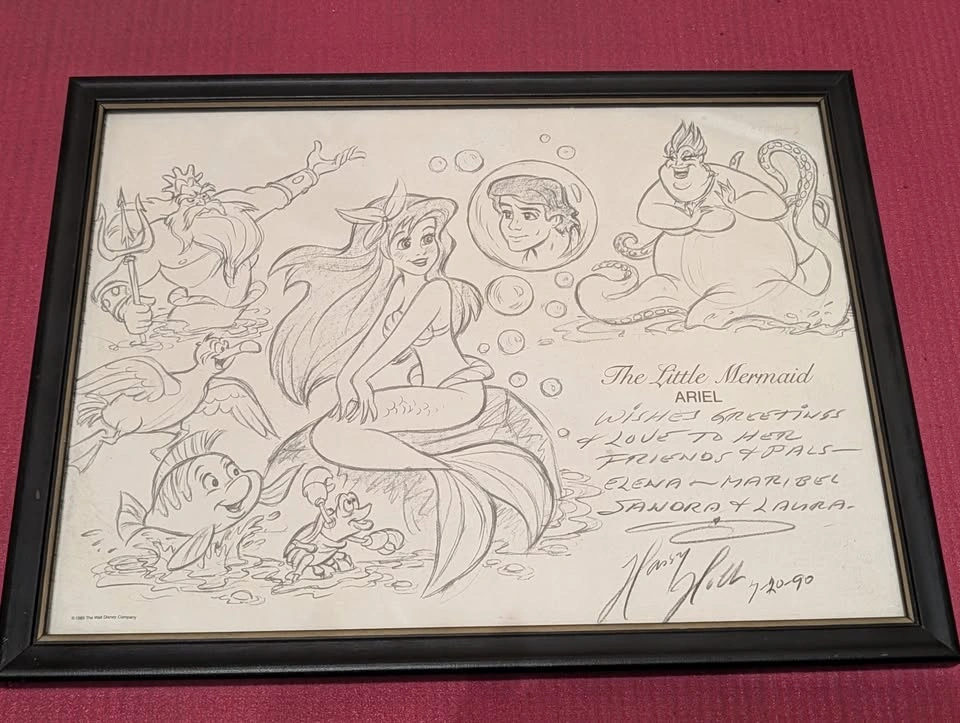 Harry Holt Original Illustration Pencil Drawing - The Little Mer - photo 2