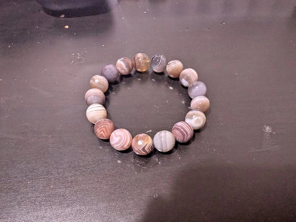 Botswana agate bracelet
