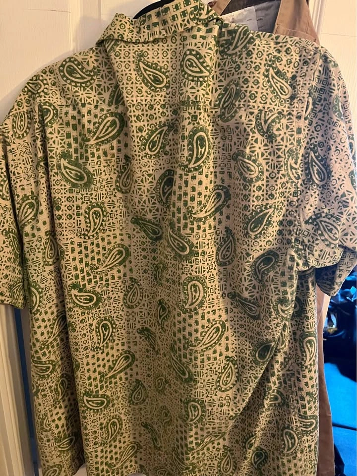 BEAMS+ Paisley Print Short Sleeve Shirt