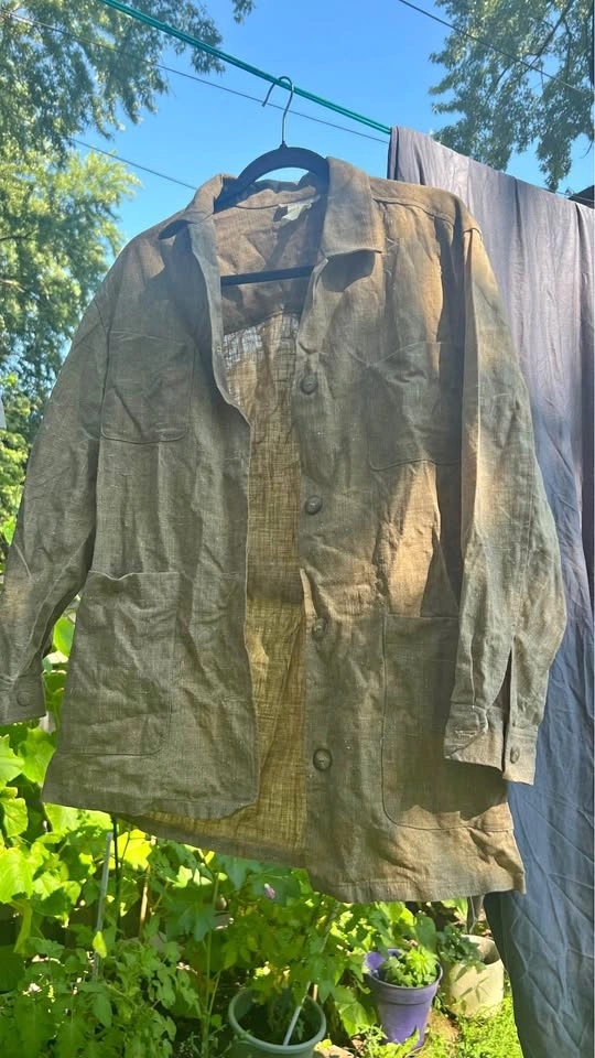 Sport 100% Linen Safari Jacket Size 12