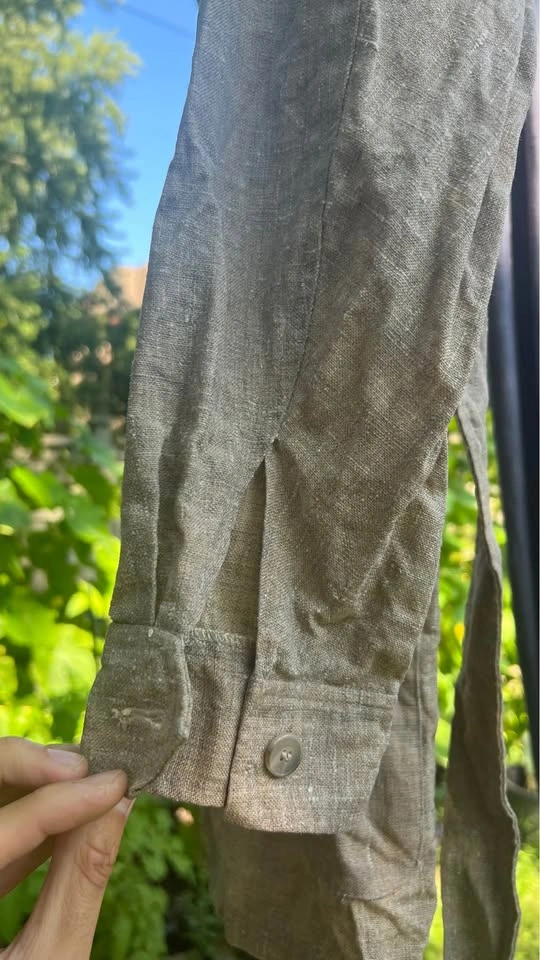 Sport 100% Linen Safari Jacket Size 12 - photo 5