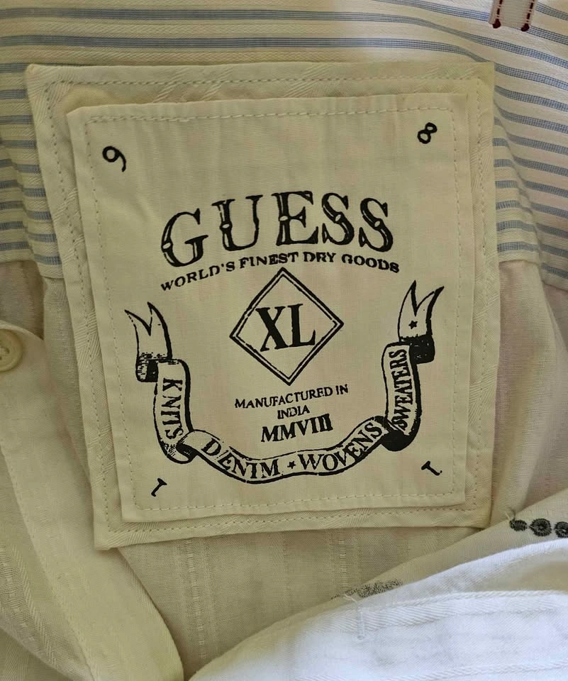 GUESS Men’s Vintage Boho Embroidered Popover Shirt - Size XL - photo 2