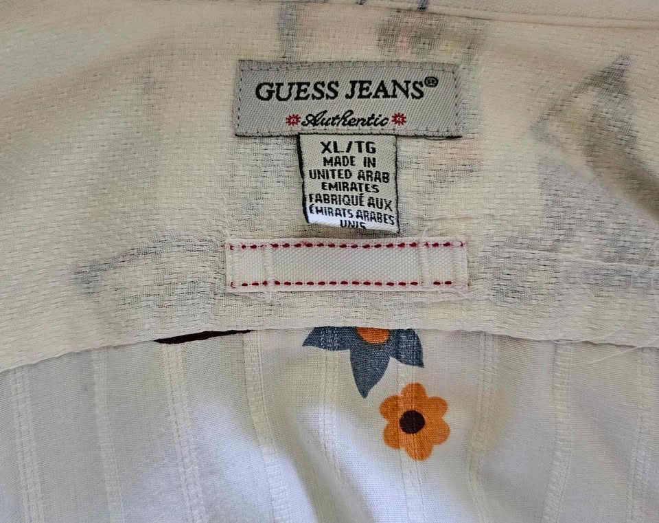 Vintage GUESS Jeans Authentic Floral & Circle Graphic Shirt - Si - photo 3