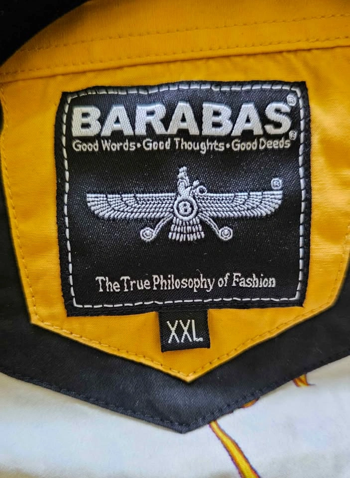 Brand New BARABAS Men's Baroque Medusa Gold Shirt - XXL - photo 3