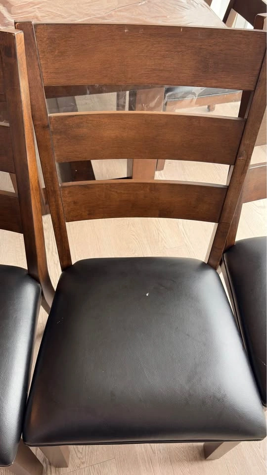 Wooden Dining Table and 6 Chairs Set - MOVING SALE - photo 4
