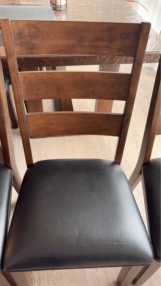 Wooden Dining Table and 6 Chairs Set - MOVING SALE - photo 5