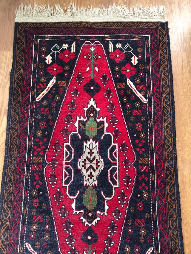 Hand-Woven Persian Style Area Rug
