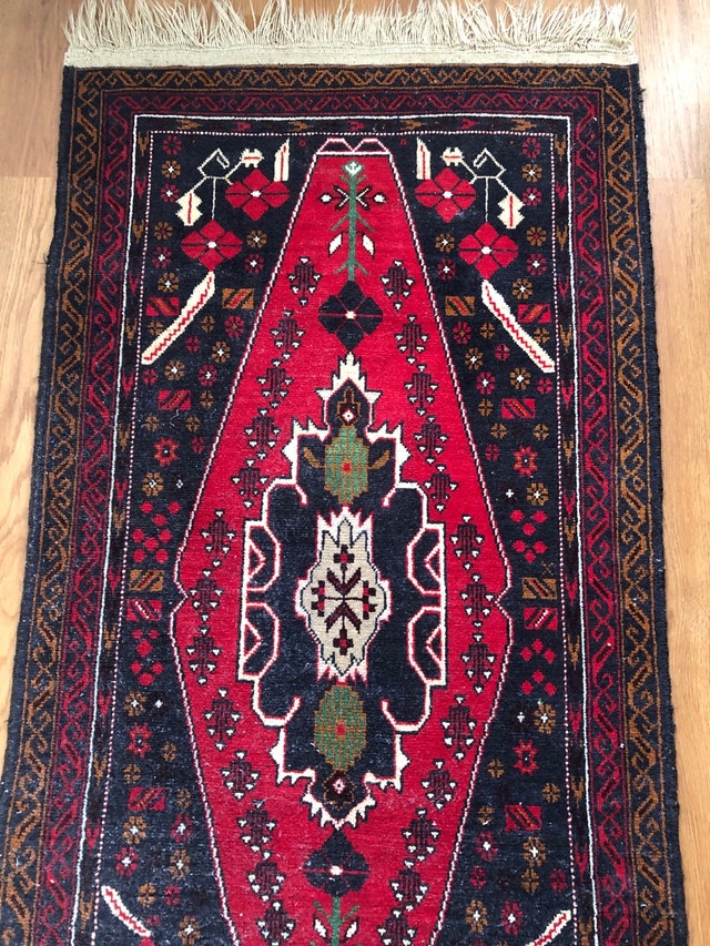 Hand-Woven Persian Style Area Rug - photo 2