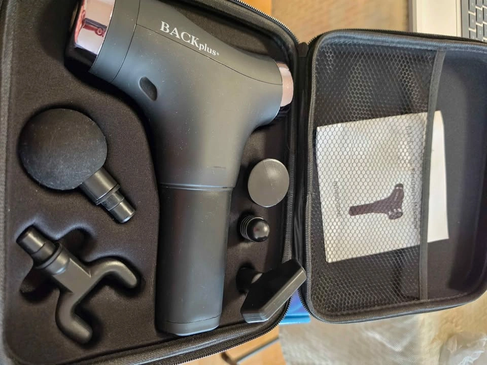 BACKplus Deep Tissue Percussion Massage Gun Set - photo 2