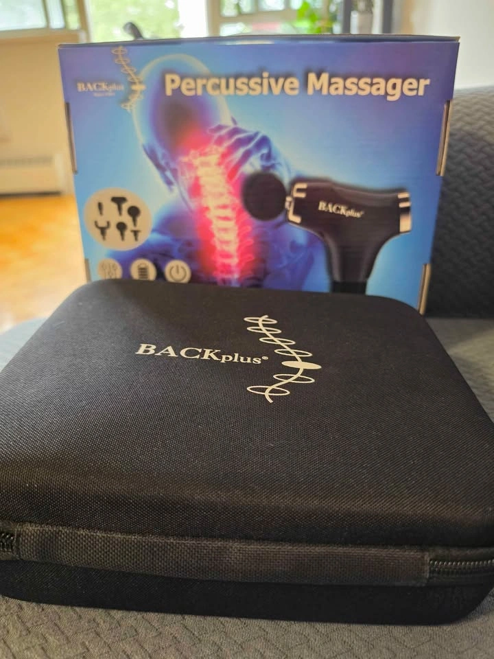 BACKplus Deep Tissue Percussion Massage Gun Set - photo 3