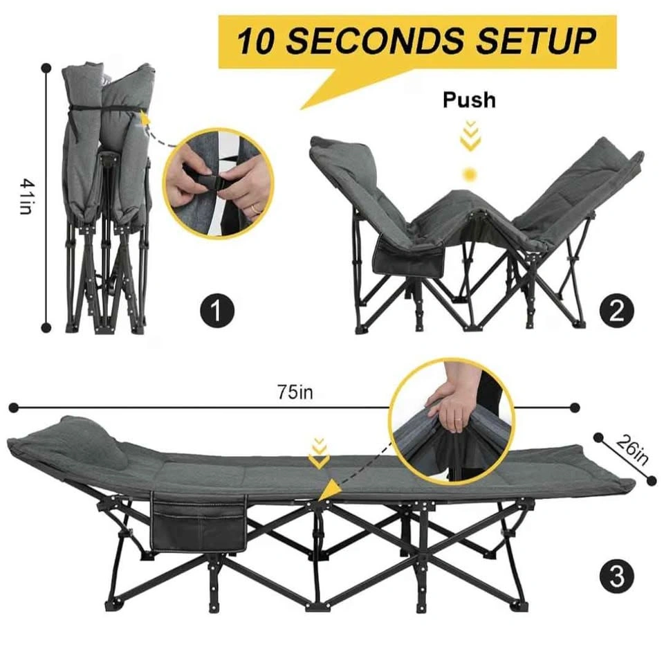 Brand new Portable Folding Camping Cot - photo 2