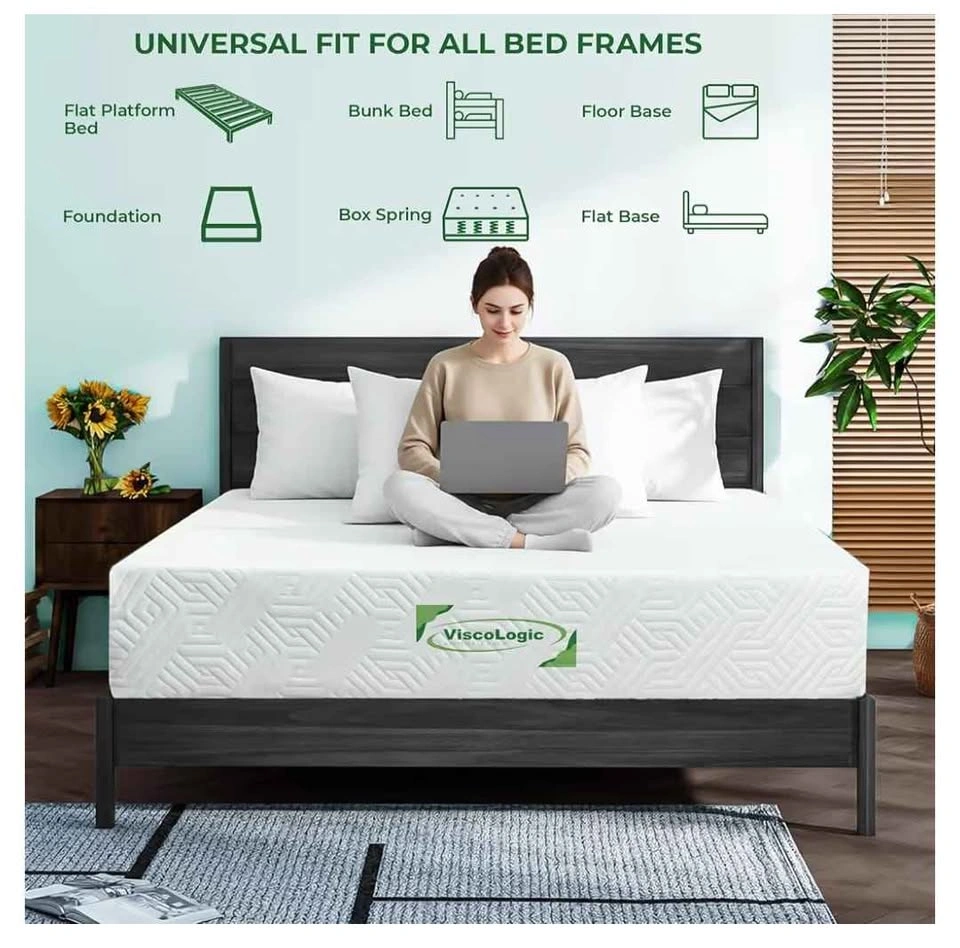 Brand New 8" Twin Gel Foam Mattress - Made in Canada (In Box) - photo 3