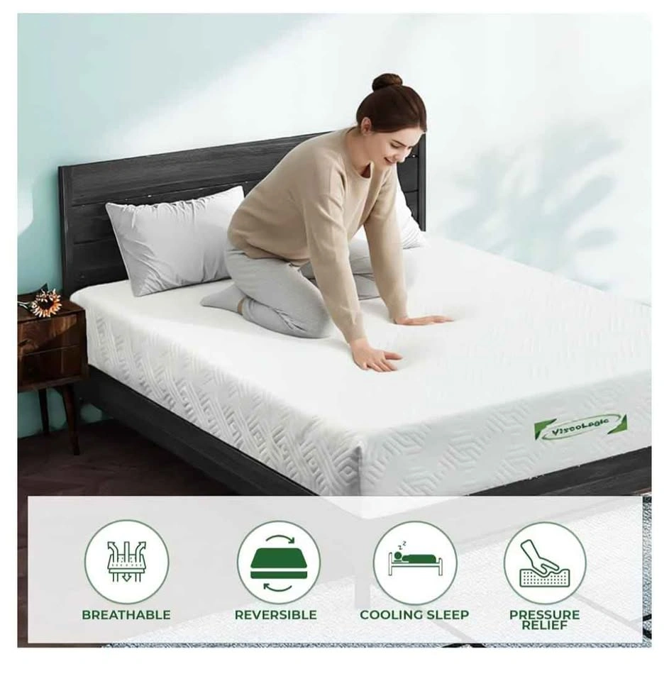 Brand New 8" Twin Gel Foam Mattress - Made in Canada (In Box) - photo 4