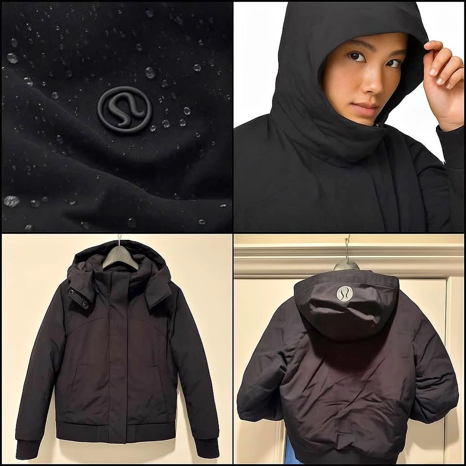 Lululemon Wunder Puff Bomber Jacket – Size 10