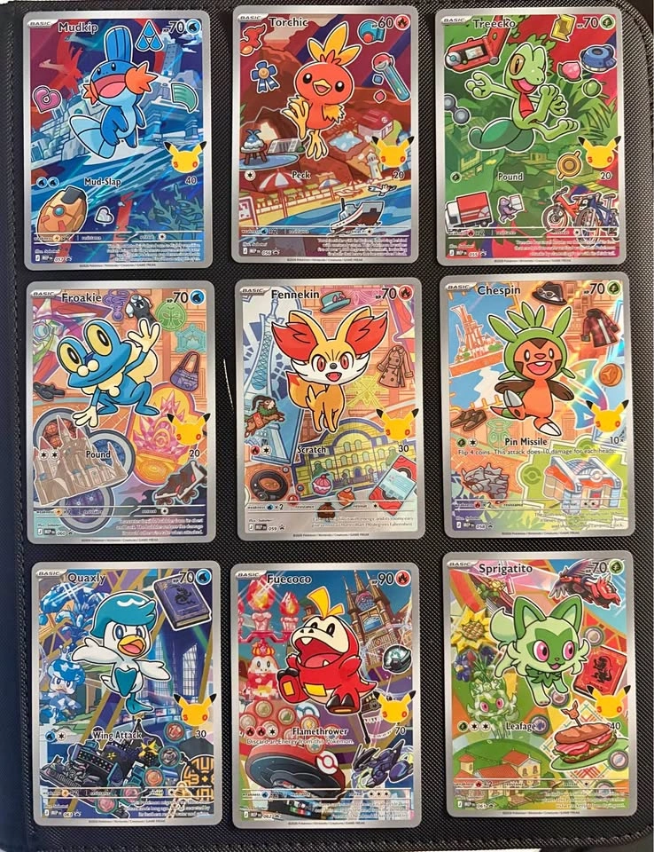 Pokémon First partner Illustration collection series 3 Full set