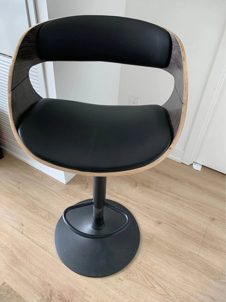 Modern Swivel Bar Stool – $80 - photo 3