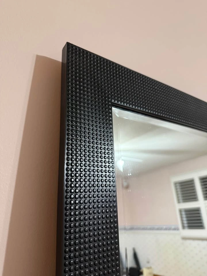Full size mirror with black frame - photo 2