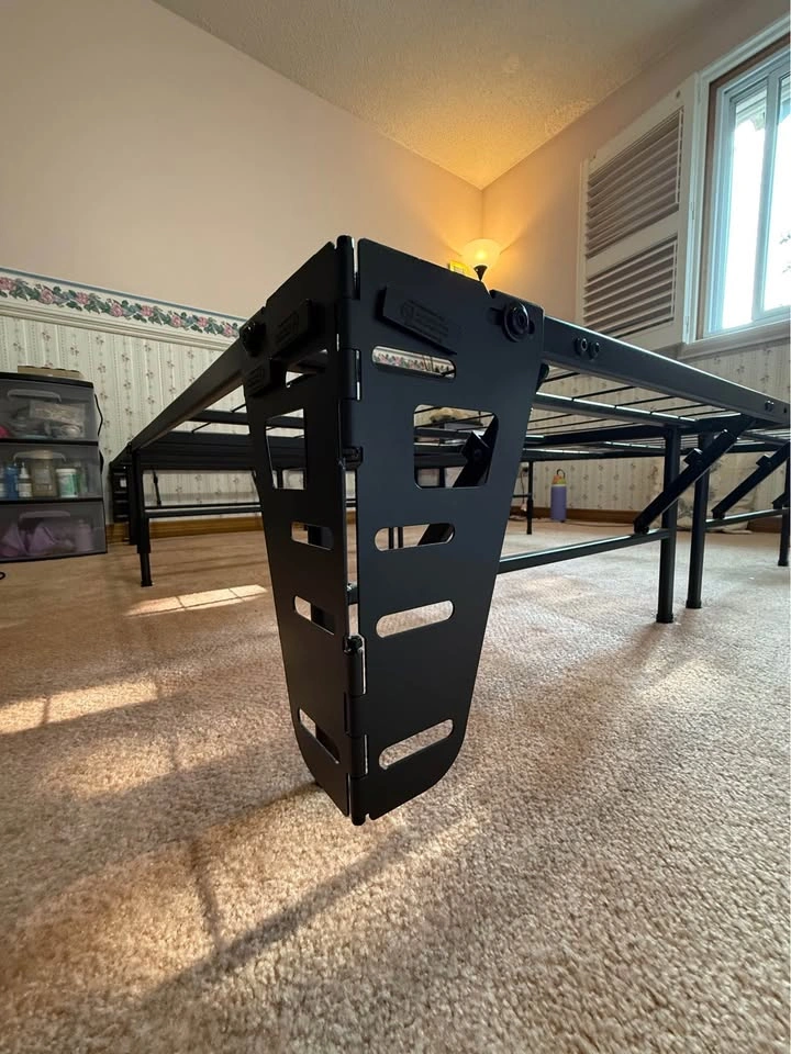 Zinus Metal Platform Bed Frame and bedskirt - photo 2