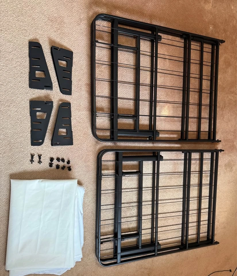 Zinus Metal Platform Bed Frame and bedskirt - photo 3