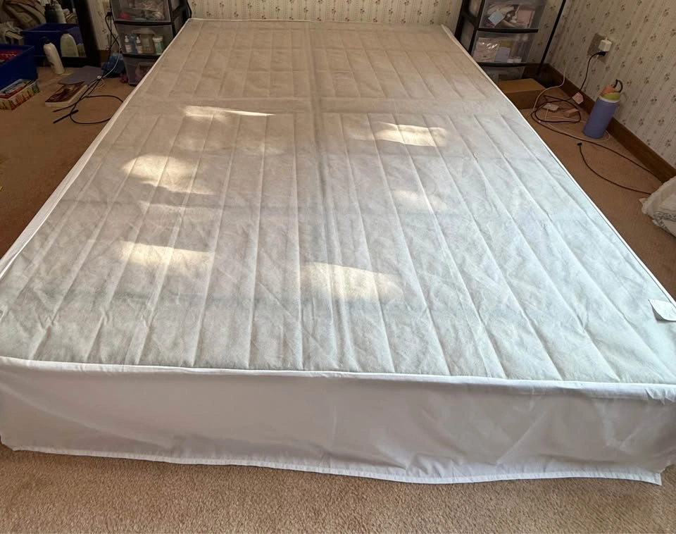 Zinus Metal Platform Bed Frame and bedskirt - photo 4