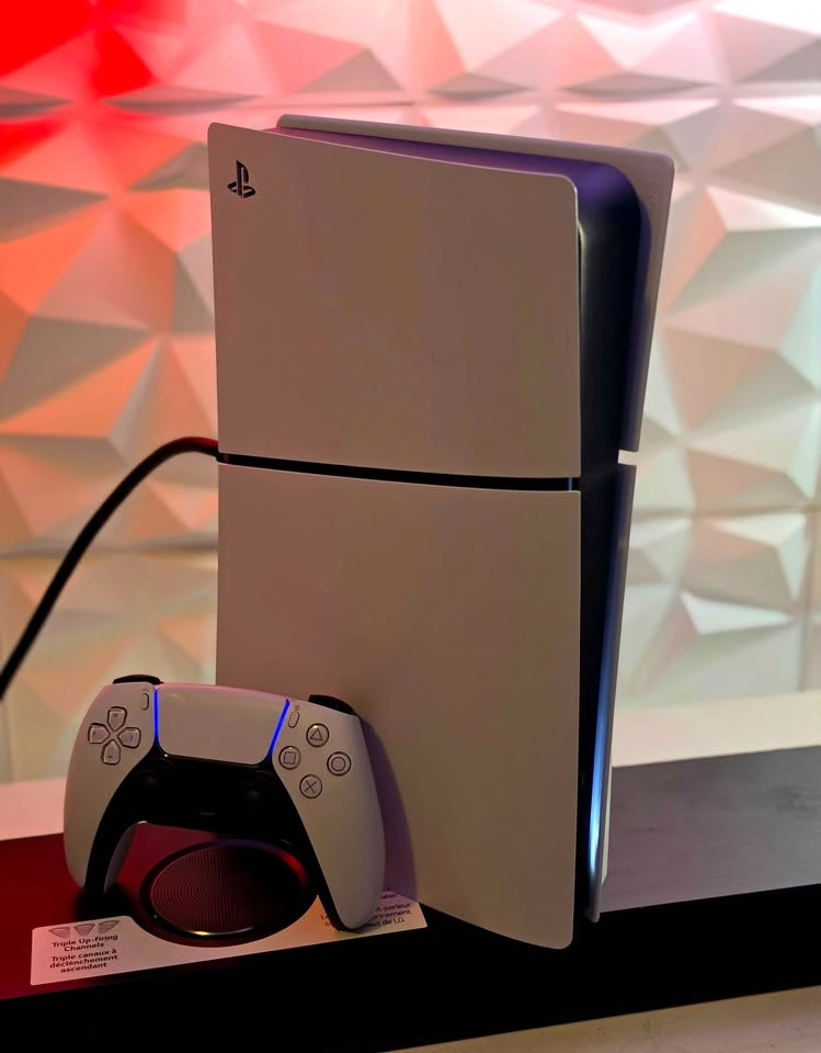 PlayStation 5 Slim 1TB Console with controller