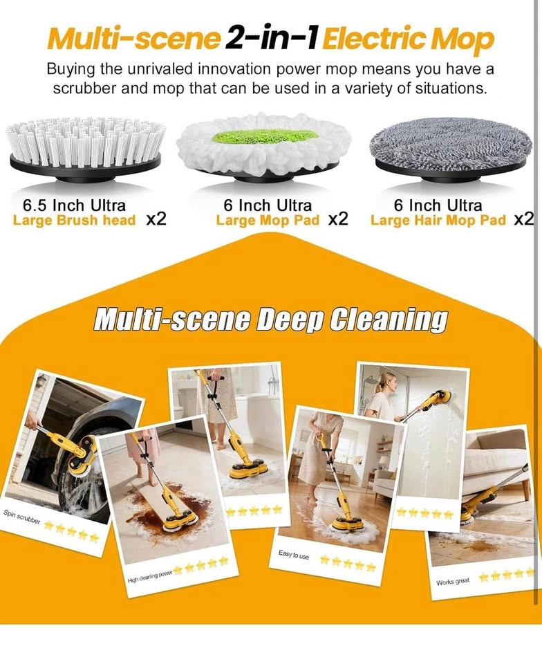Qimedo M3 2-in-1 Cordless Electric Mop & Floor Scrubber - photo 5