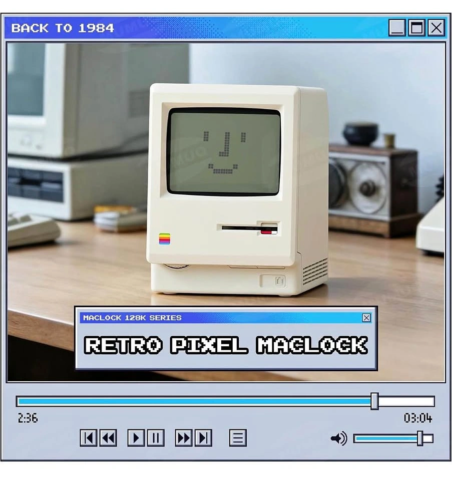 Maclock WB-8 Retro Pixel Alarm Clock