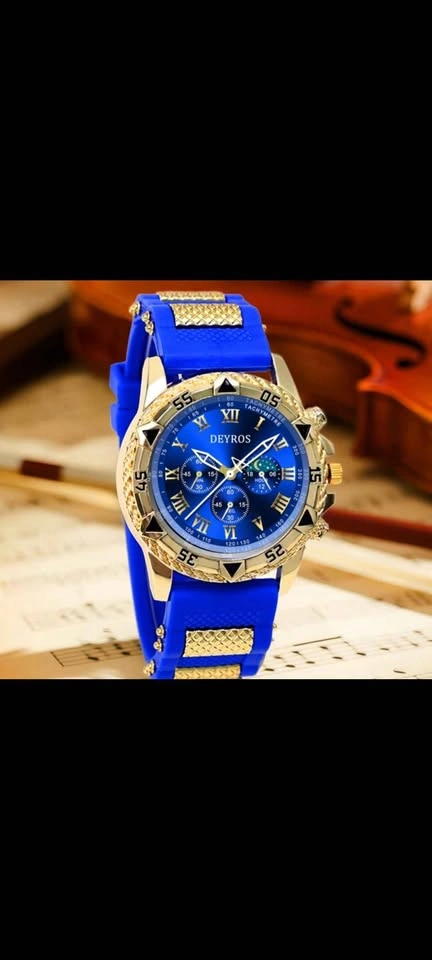 Watch, Necklace, Bracelet, Ring 4-Piece Set - photo 2
