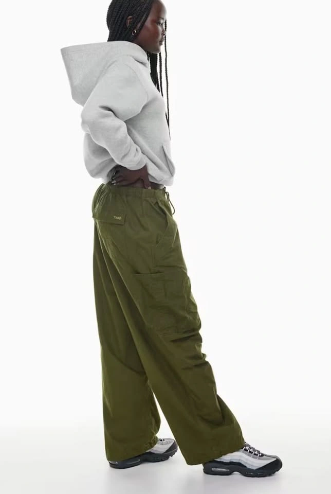 TNA Parachute Cargo Pants - Green - Size L - photo 2