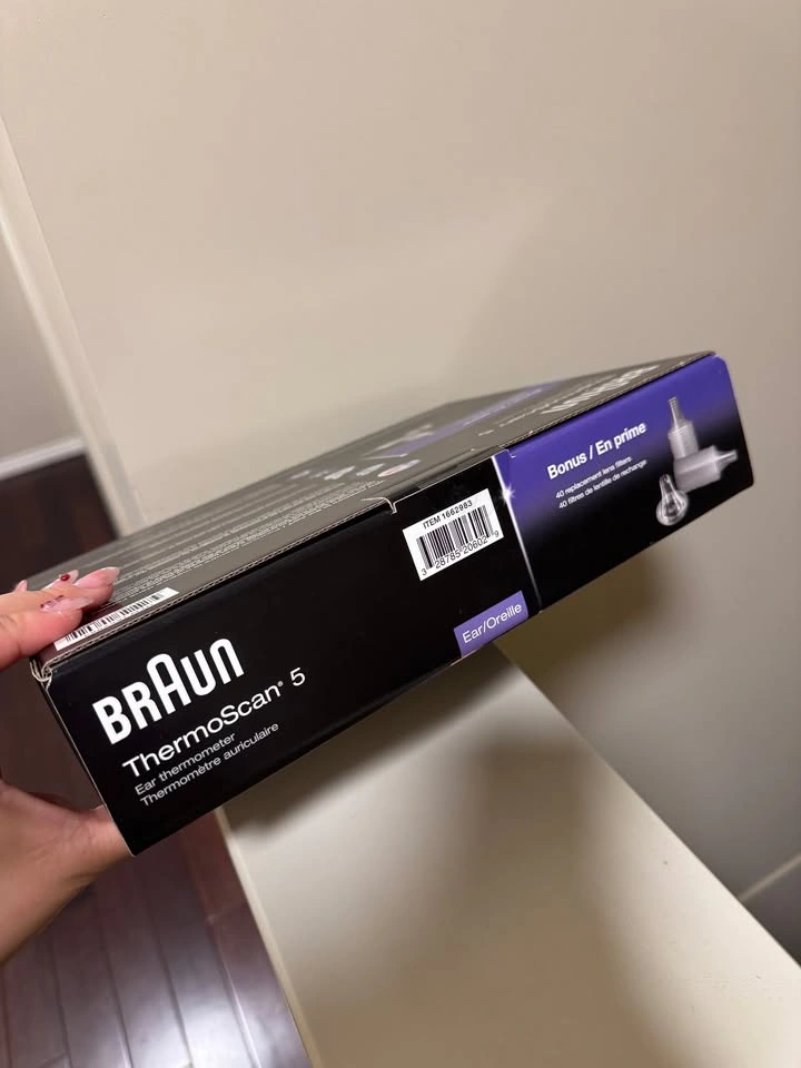 BNIB Braun Thermoscan 5 Ear Thermometer with 40 lens filters - photo 3