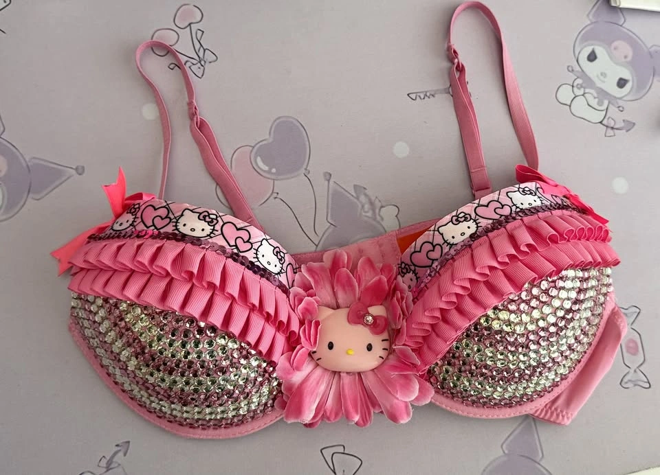 Hello Kitty Festival / Rave Outfit Top - Size Small/Medium