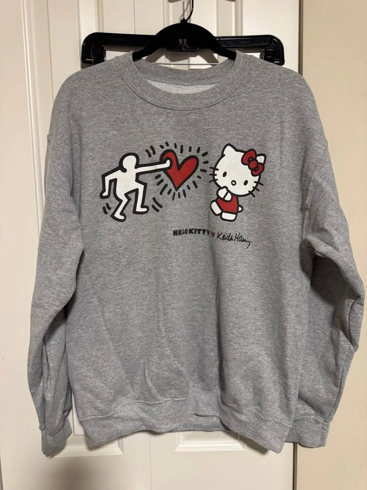 Urban Outfitters Hello Kitty x Keith Haring Crew Neck Sweatershi - photo 3