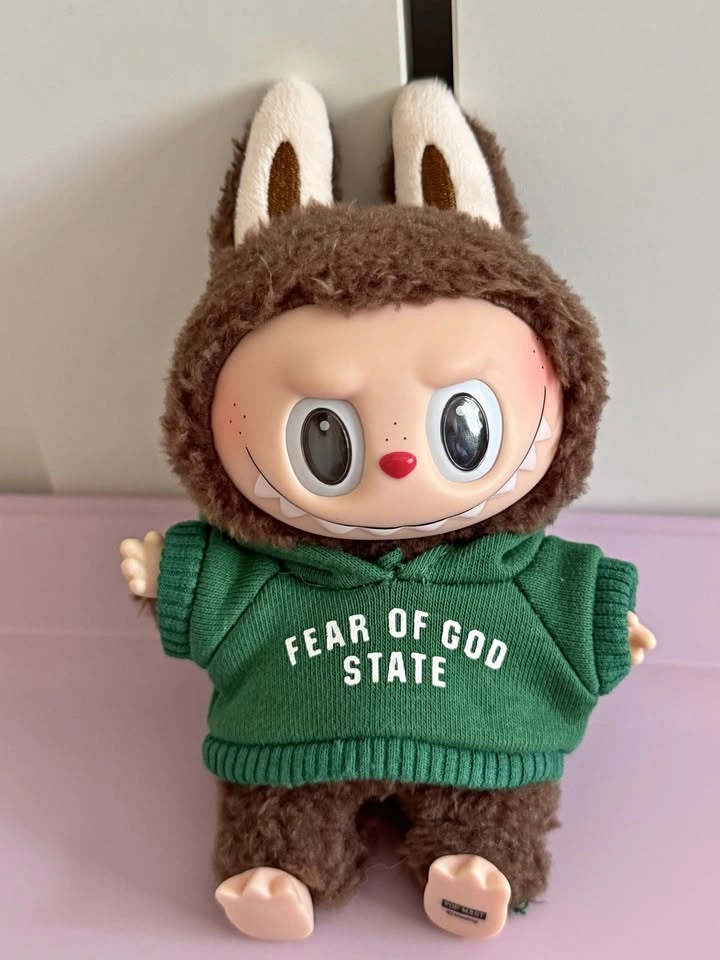 Pop Mart Labubu Green - Fear of God Hoodie