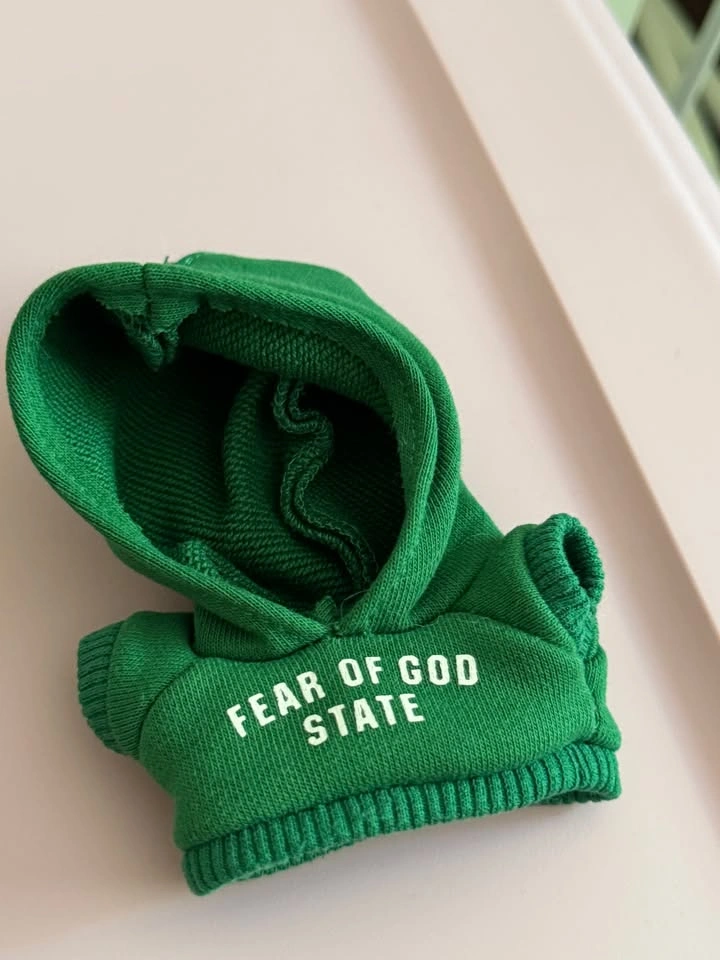 Pop Mart Labubu Green - Fear of God Hoodie - photo 2