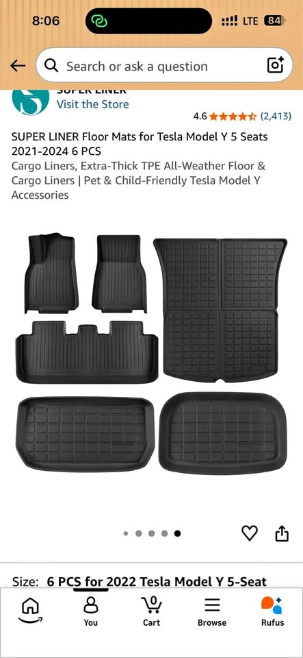 Tesla Model Y (2021-2024) Accessories Bundle
