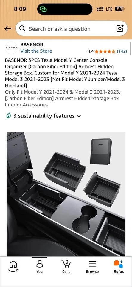 Tesla Model Y (2021-2024) Accessories Bundle - photo 3