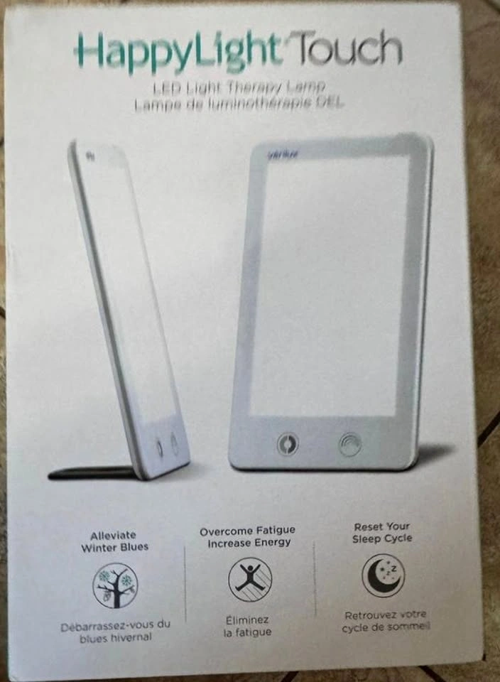 Verilux light therapy lamp
