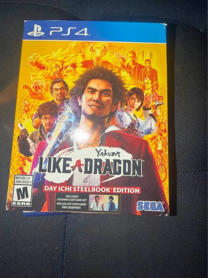 Like a Dragon PS4 Steelbook Edition