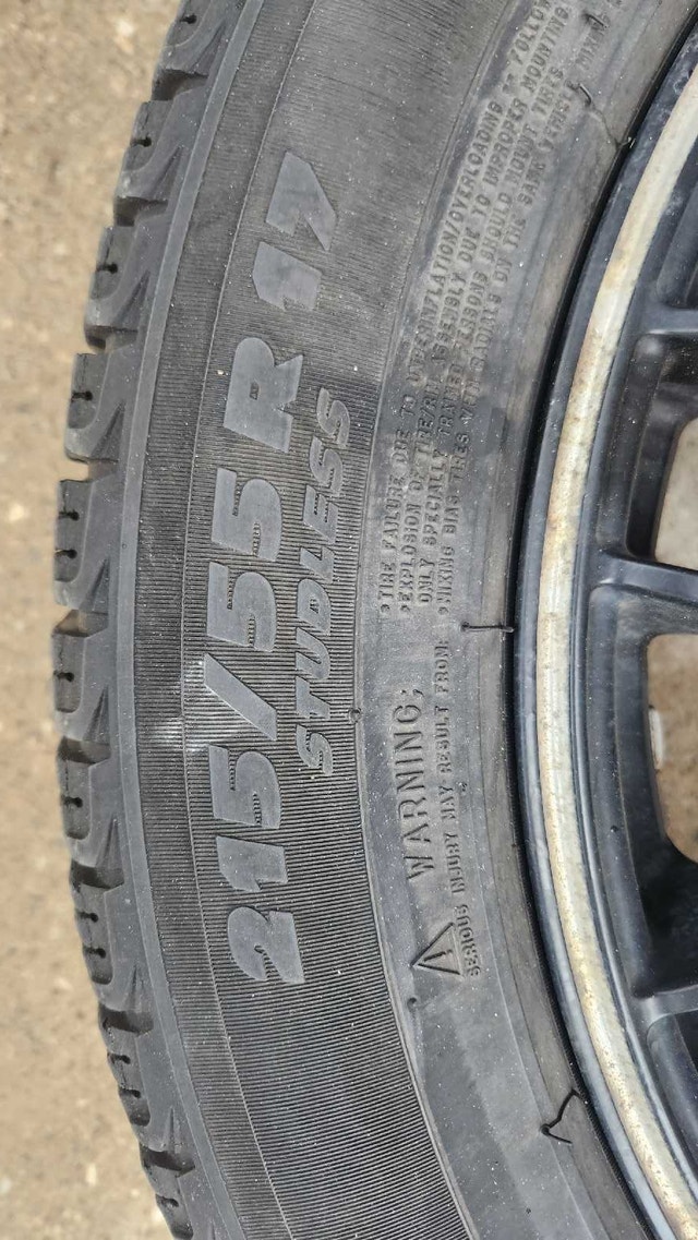 Michelin 215/55R17 Winter Tires on MSR Rims - photo 2