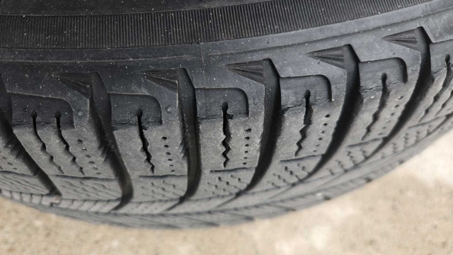 Michelin 215/55R17 Winter Tires on MSR Rims - photo 5