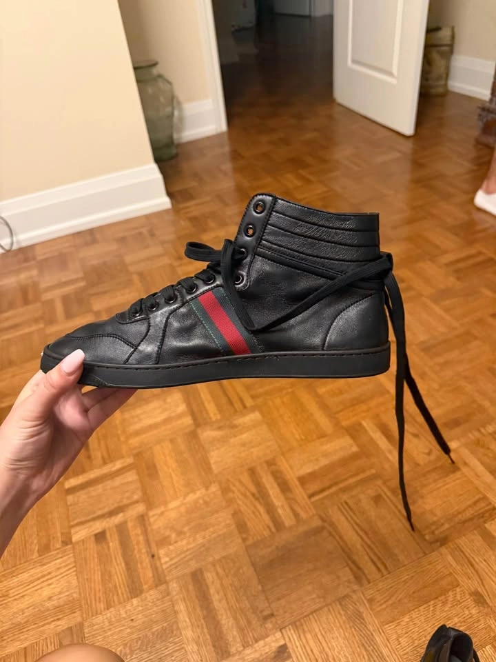 Gucci Ace High-Top Sneakers Size 44 - photo 4